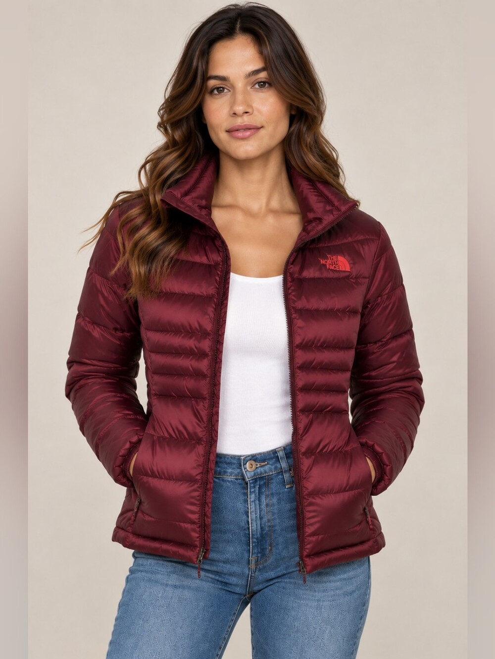 The North Face | Tonnerro 700 Fill Down Jacket | Women’s Small | Deep Red Garnet